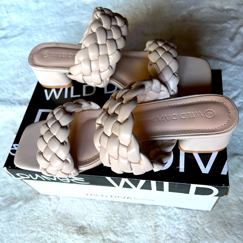 Wild Diva Braided Heels